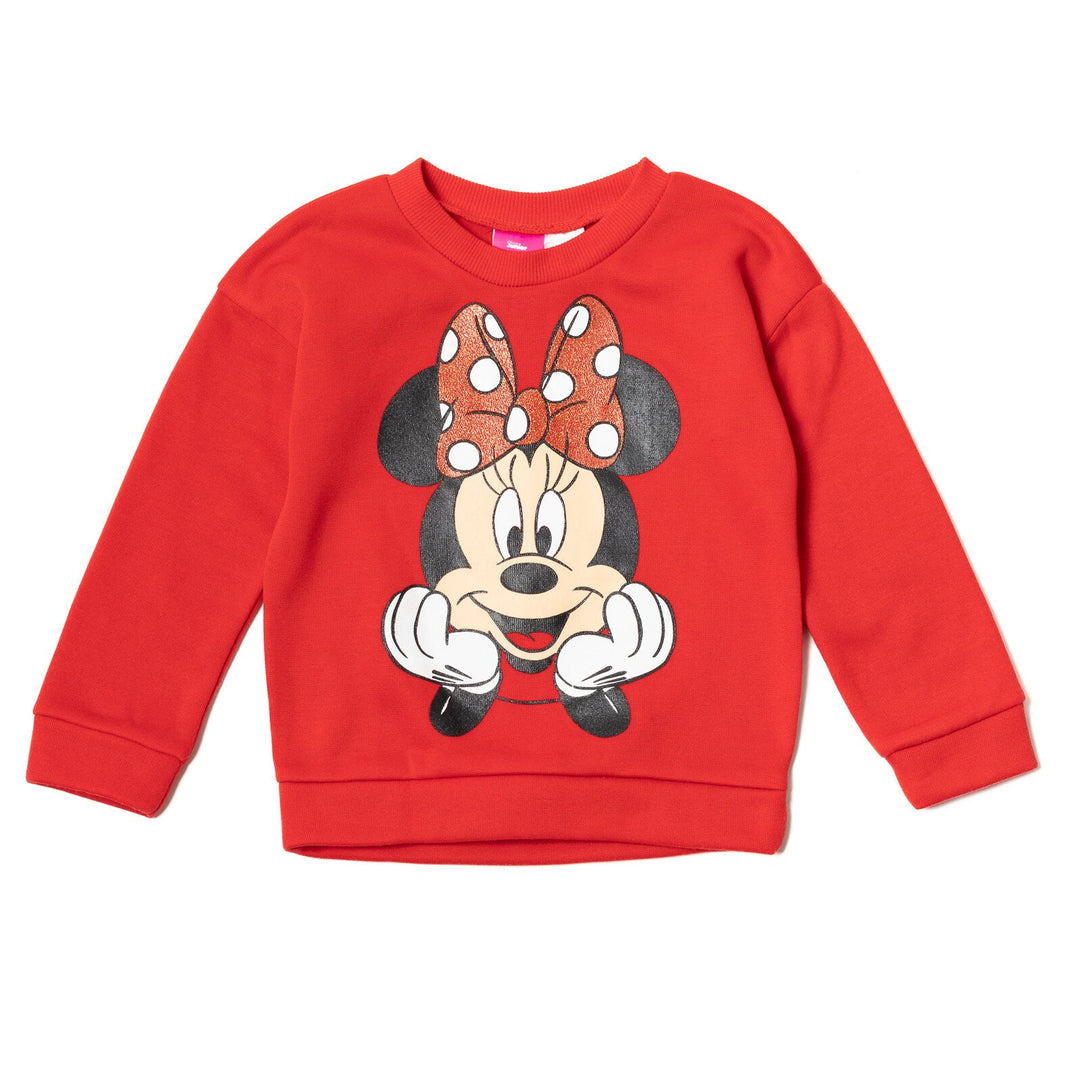 Minnie Mouse Fleece Fashion Pullover Sweatshirt & Pants - imagikids