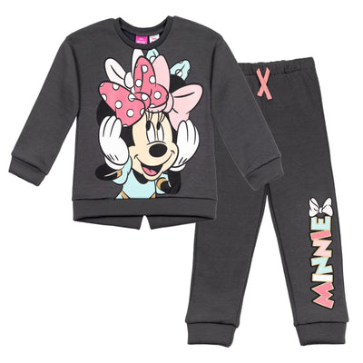 Minnie Mouse Fleece Fashion Pullover Sweatshirt & Pants - imagikids
