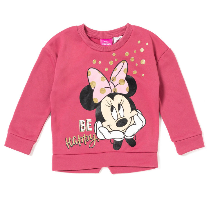 Minnie Mouse Fleece Fashion Pullover Sweatshirt & Pants - imagikids