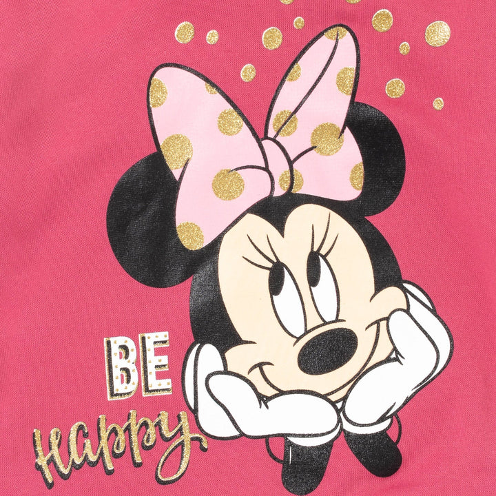 Minnie Mouse Fleece Fashion Pullover Sweatshirt & Pants - imagikids