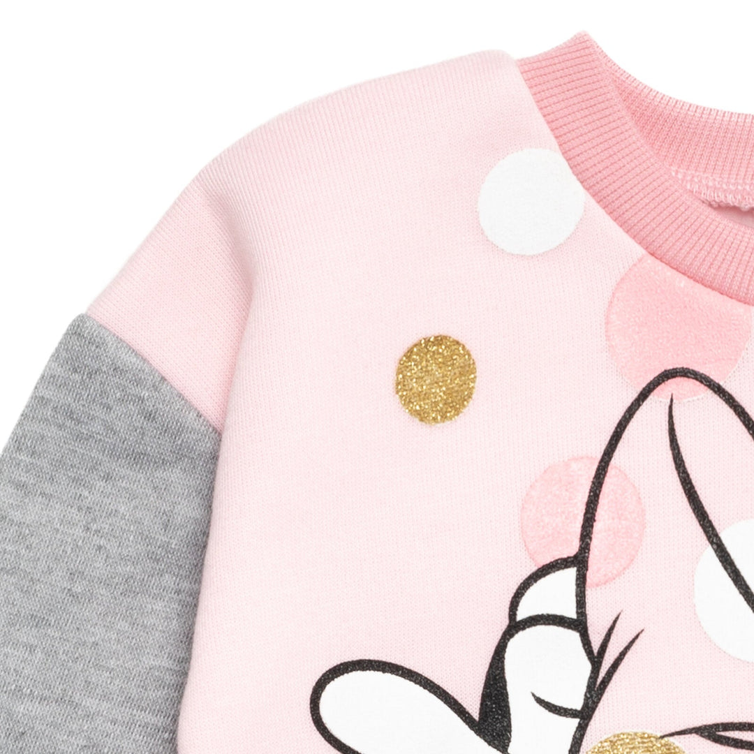 Minnie Mouse Fleece Fashion Pullover Sweatshirt & Pants - imagikids