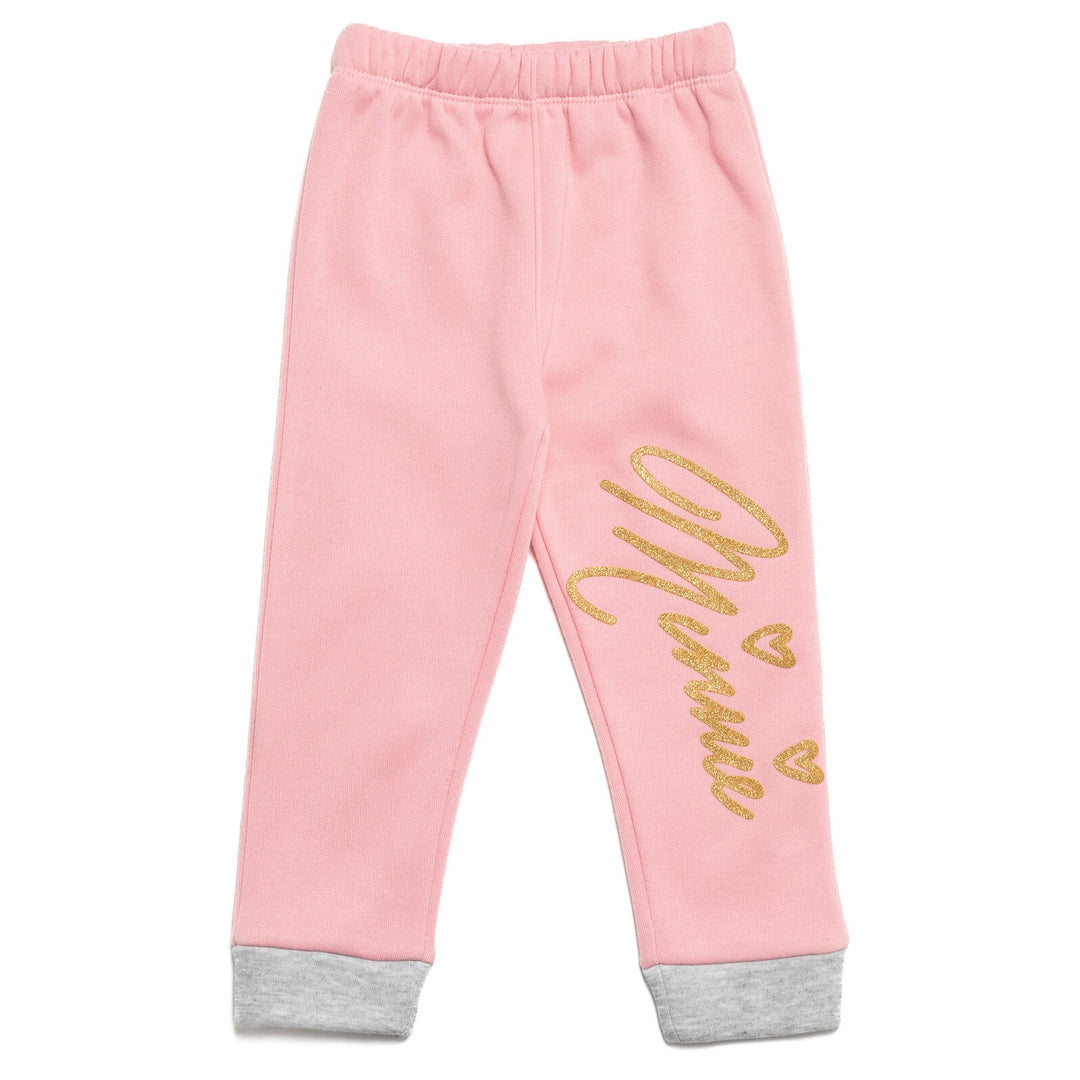 Minnie Mouse Fleece Fashion Pullover Sweatshirt & Pants - imagikids