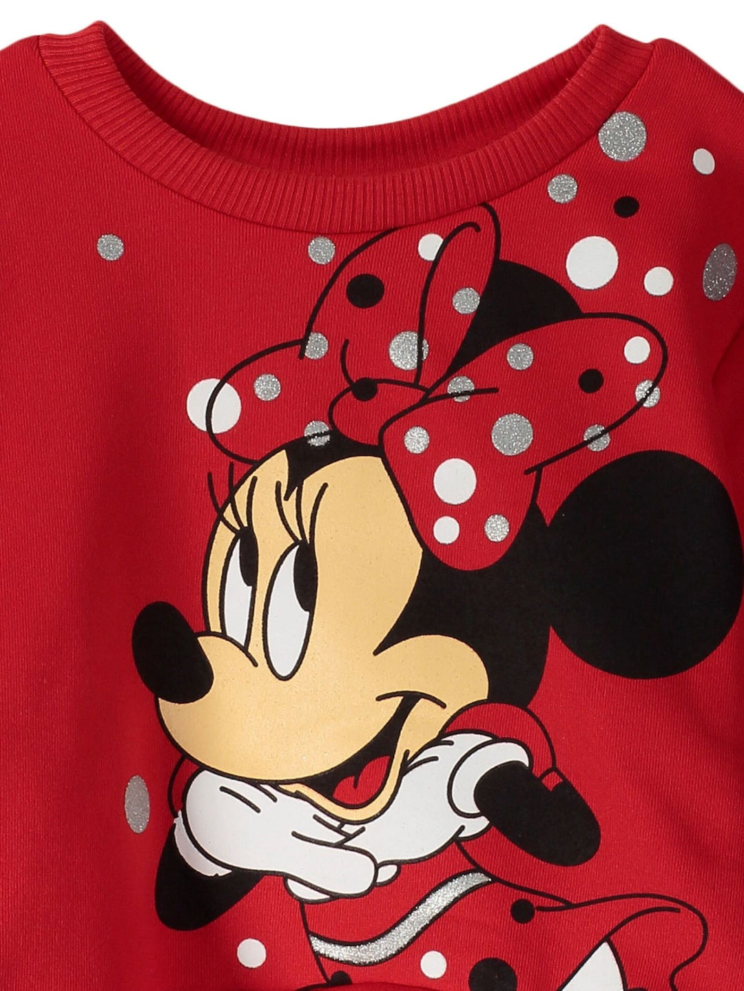 Minnie Mouse Peplum Long Sleeve Graphic T-Shirt & Leggings Set