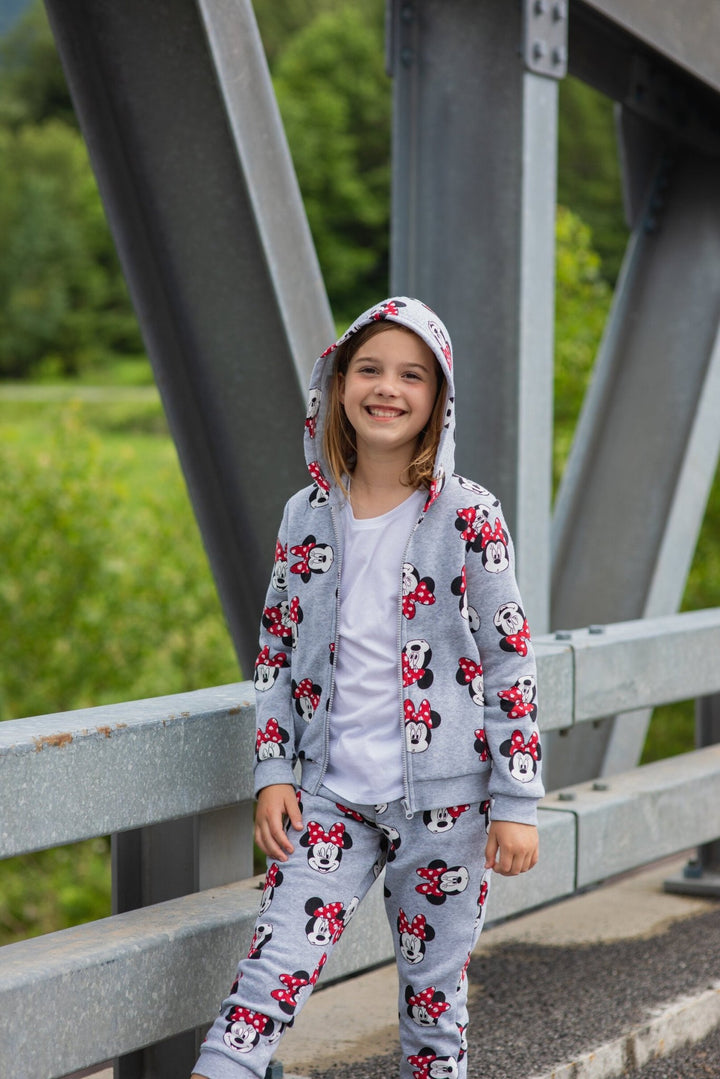 Minnie Mouse Fleece Zip Up Hoodie Set - imagikids