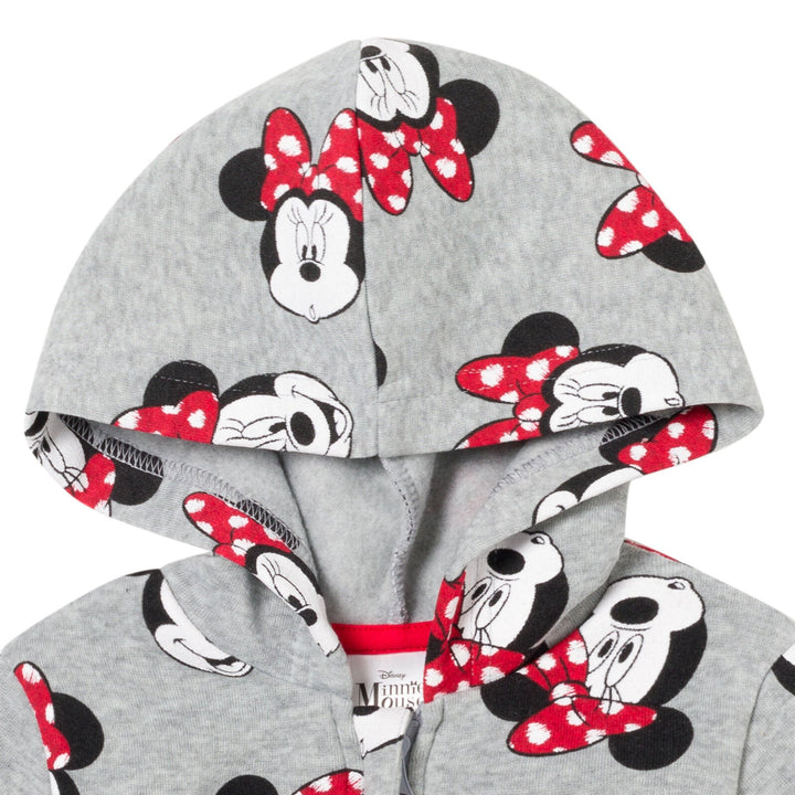 Minnie Mouse Fleece Zip Up Hoodie Set - imagikids