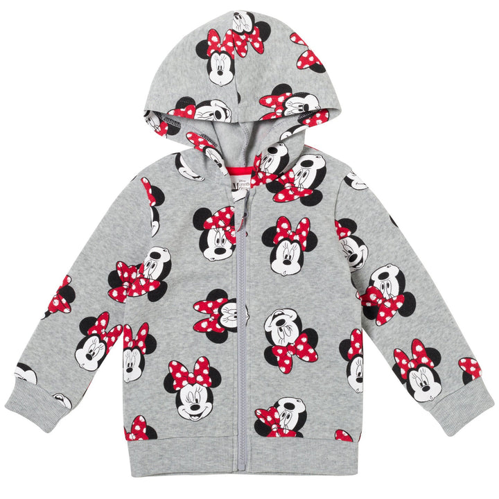 Minnie Mouse Fleece Zip Up Hoodie Set - imagikids