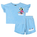 Minnie Mouse French Terry T-Shirt and Shorts Outfit Set