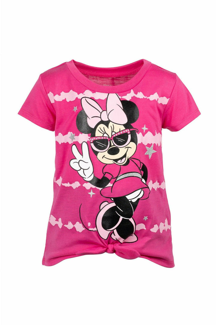 Minnie Mouse Graphic T - Shirt & Shorts - imagikids