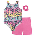 Minnie Mouse Gymnastics Leotard, Shorts and Scrunchie 3 Piece Outfit Set
