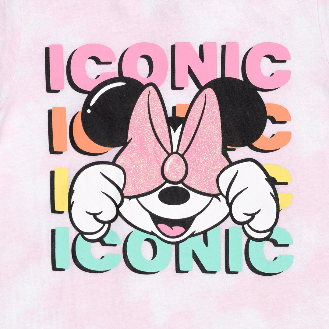 Minnie Mouse Hooded T - Shirt & Dolphin Shorts - imagikids