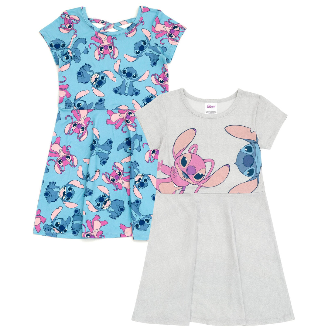 Minnie Mouse Lilo & Stitch 2 Pack Skater Dresses - imagikids