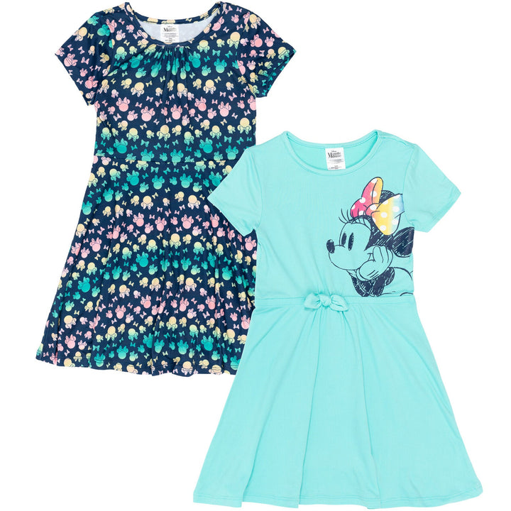 Minnie Mouse Lilo & Stitch 2 Pack Skater Dresses - imagikids