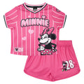 Minnie Mouse Mesh Baseball Jersey Athletic T-Shirt and Shorts Outfit Set
