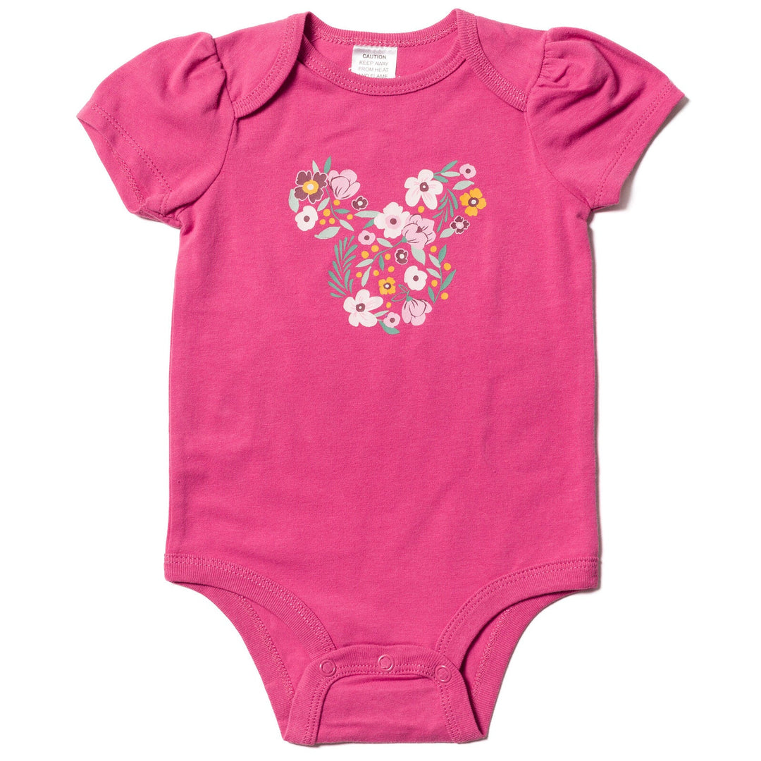 Minnie Mouse Mickey Cuddly Short Sleeve Bodysuits & Pants - imagikids