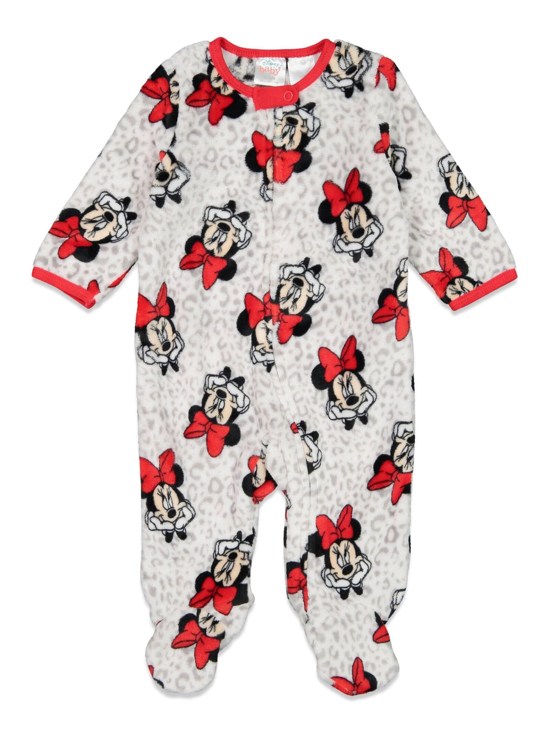 Minnie Mouse Mickey Mouse Fleece 2 Pack Zip Up Coveralls - imagikids