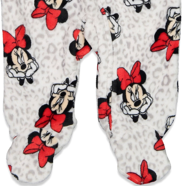 Minnie Mouse Mickey Mouse Fleece 2 Pack Zip Up Coveralls - imagikids