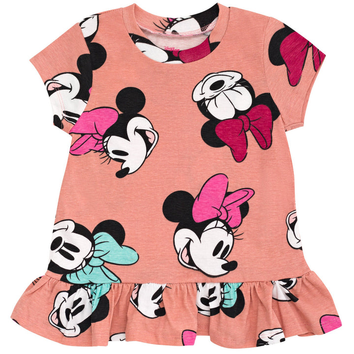 Minnie Mouse Peplum T - Shirt and Leggings Outfit Set - imagikids