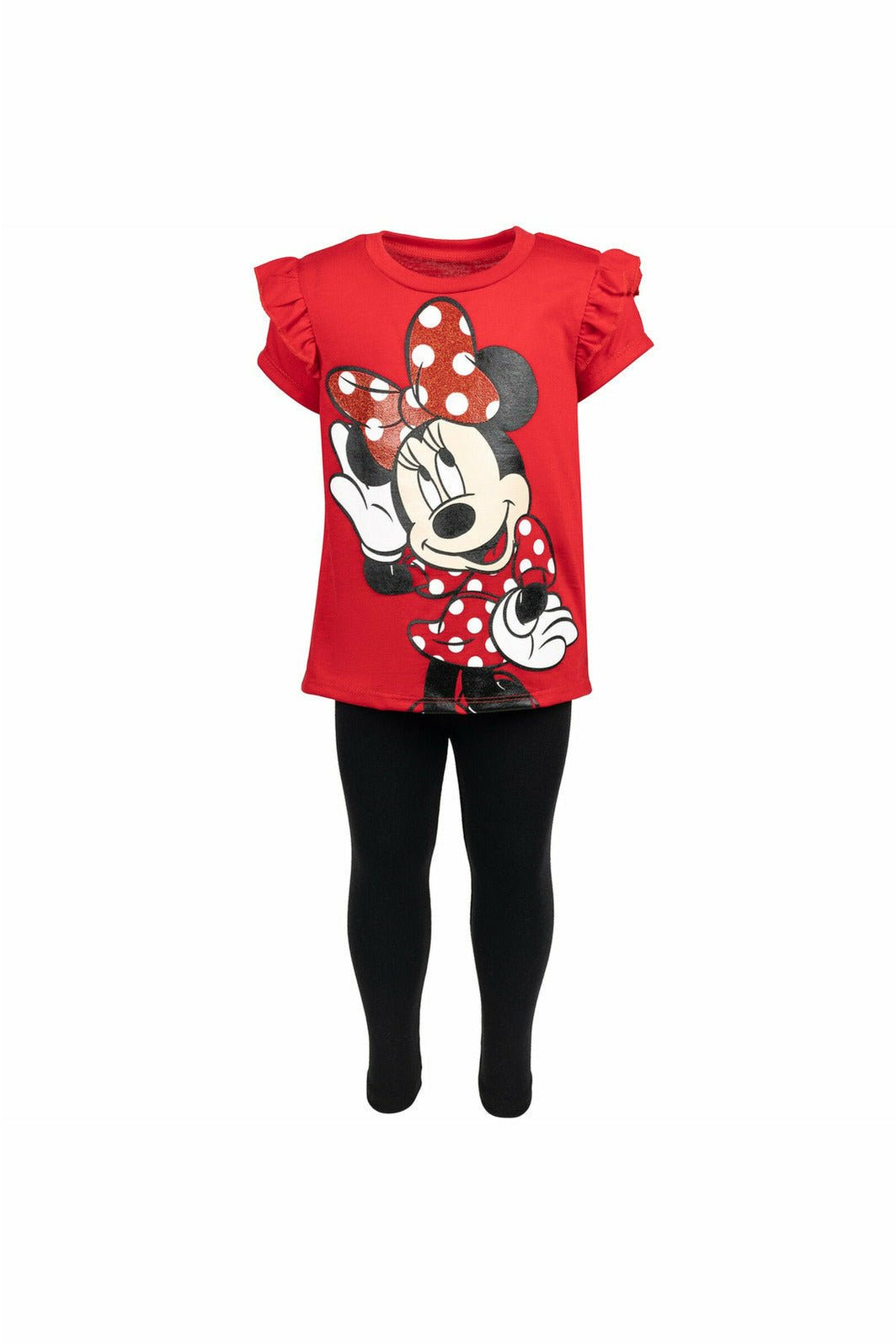 Minnie Mouse Ruffle Graphic T - Shirt & Leggings - imagikids