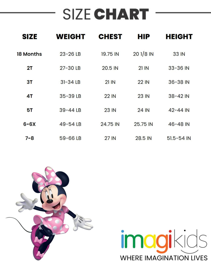 Minnie Mouse Ruffle Long Sleeve Graphic T - Shirt & Leggings Set - imagikids