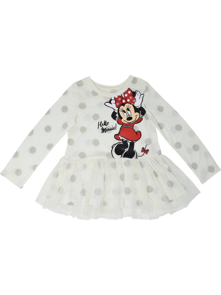 Minnie Mouse Ruffle Long Sleeve Graphic T - Shirt & Leggings Set - imagikids