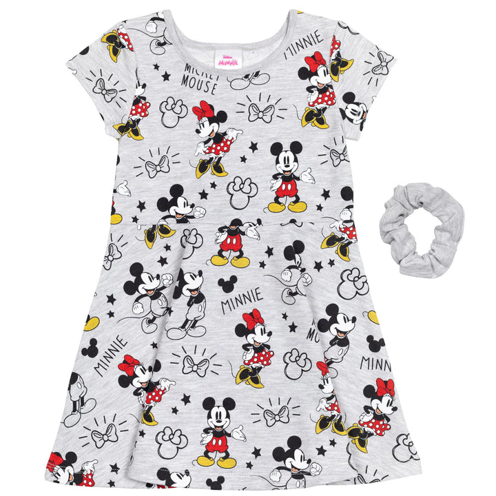 Minnie Mouse Skater Dress and Scrunchie