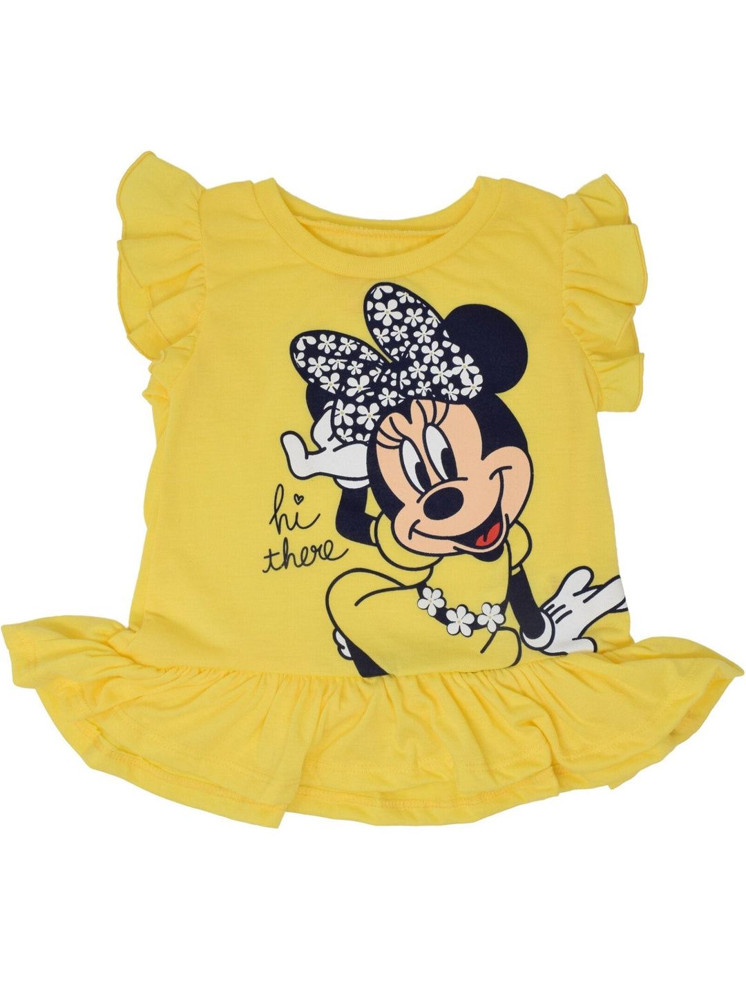 Minnie Mouse T - Shirt and Bike Shorts Outfit Set - imagikids