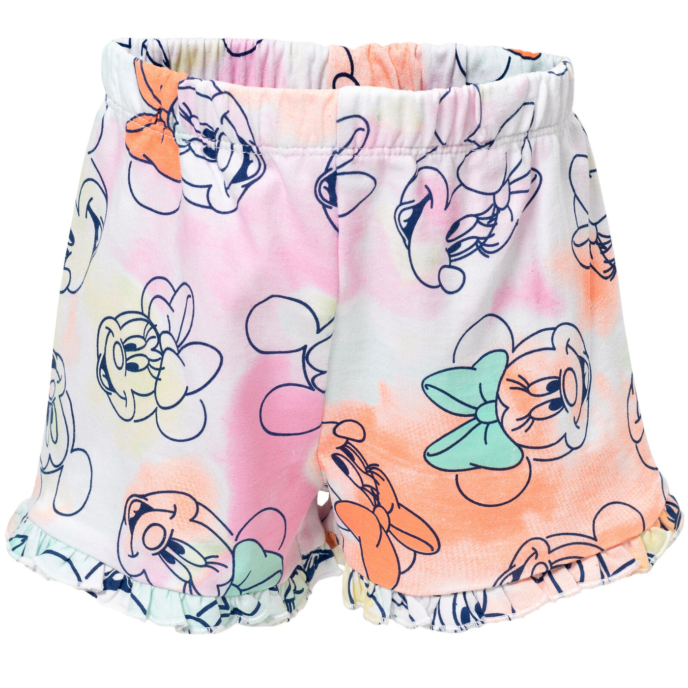Conjunto de camiseta de Minnie Mouse y pantalones cortos de felpa francesa