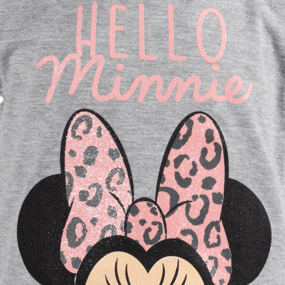 Minnie Mouse T - Shirt and French Terry Shorts Outfit Set - imagikids