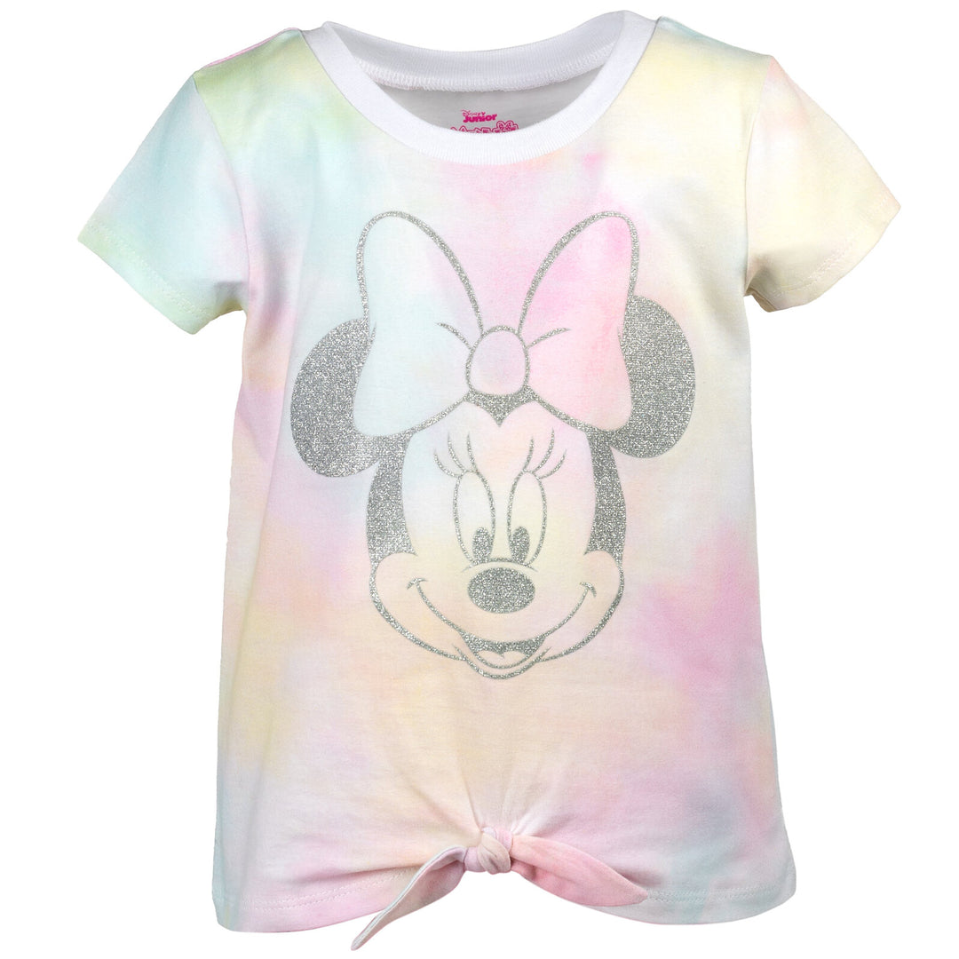 Minnie Mouse T - Shirt and French Terry Shorts Outfit Set - imagikids