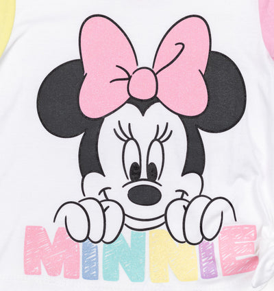 Camiseta gráfica anudada de Minnie Mouse y leggings