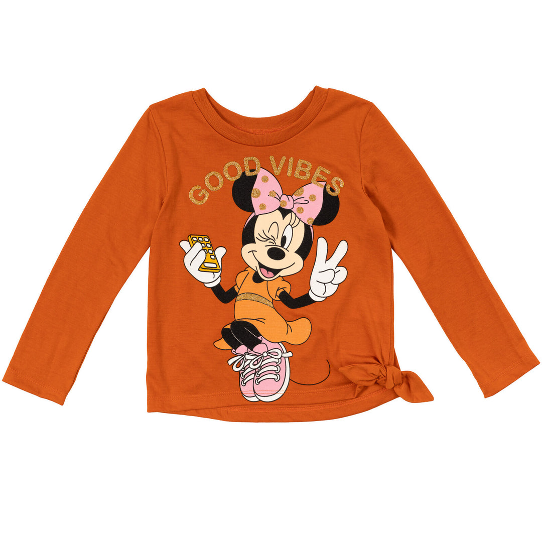 Conjunto de camiseta y calzas de Minnie Mouse