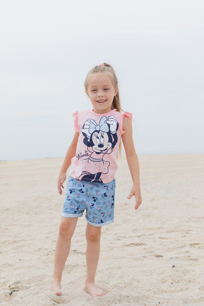 Minnie Mouse T-Shirt and Shorts Outfit Set
