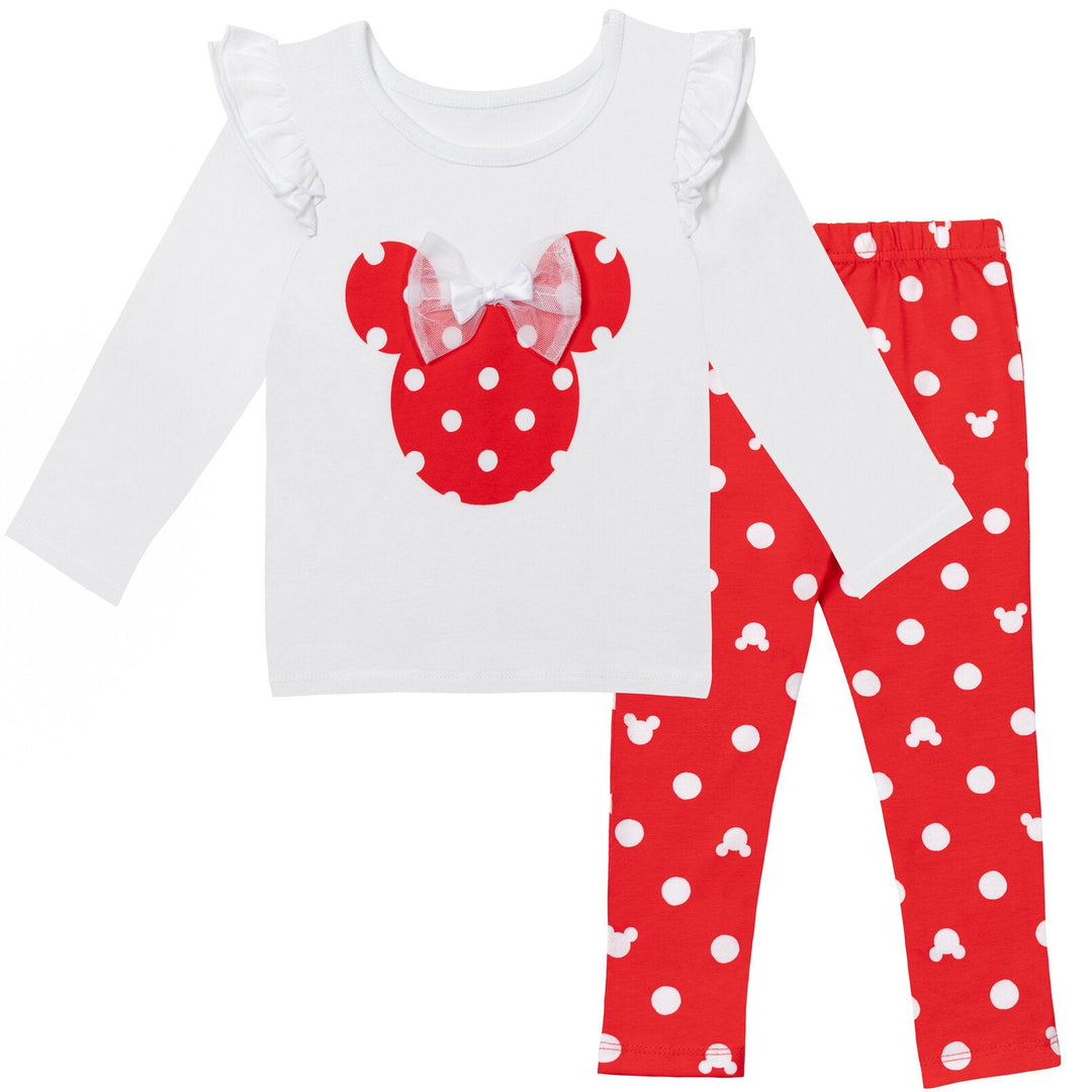 Minnie Mouse T - Shirt Leggings and Headband 3 Piece Set - imagikids