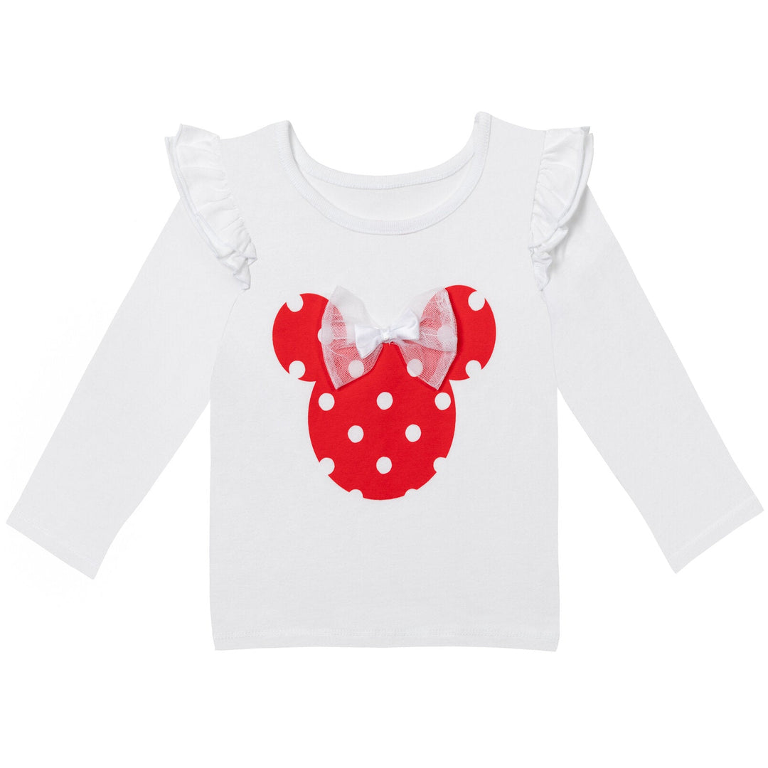 Minnie Mouse T - Shirt Leggings and Headband 3 Piece Set - imagikids