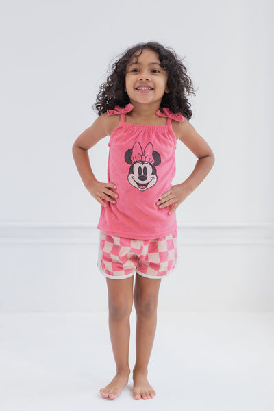 Minnie Mouse Tank Top and Active Retro Dolphin Shorts