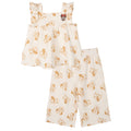 Minnie Mouse Waffle Knit Tank Top and Capri Pants Outfit Set
