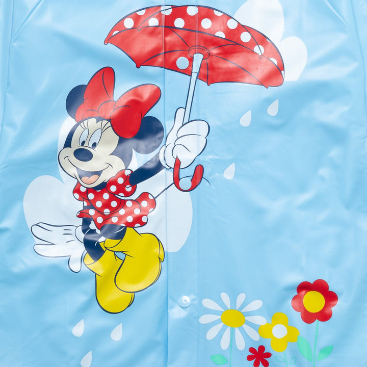 Minnie Mouse Waterproof Hooded Rain Jacket Coat - imagikids