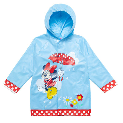 Minnie Mouse Waterproof Hooded Rain Jacket Coat - imagikids