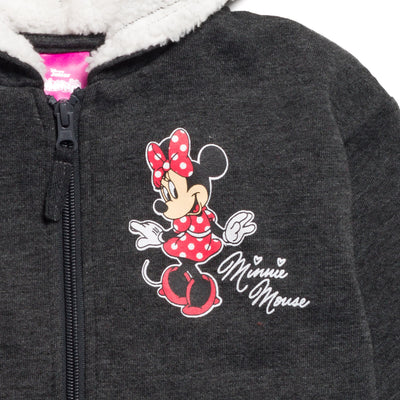 Minnie Mouse Fleece Zip Up Hoodie