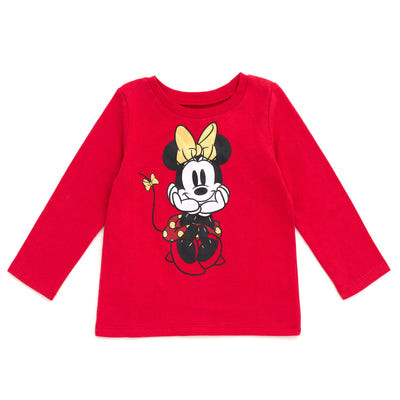 Conjunto de 3 piezas de camiseta y calzas con chaleco y cremallera de Minnie Mouse