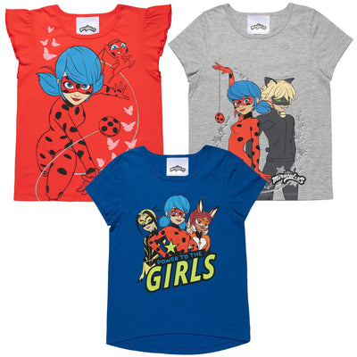 Miraculous 3 Pack Graphic T - Shirts - imagikids