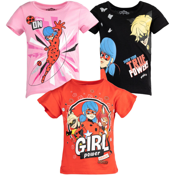 Miraculous 3 Pack T-Shirts