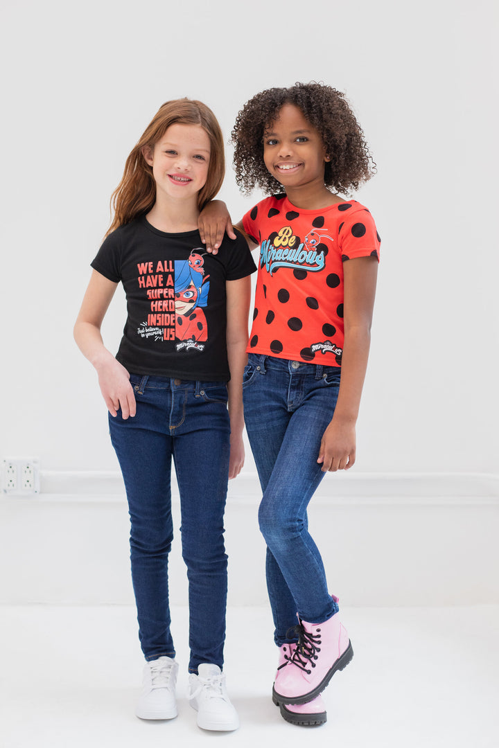 Miraculous Ladybug  2 Pack T-Shirts