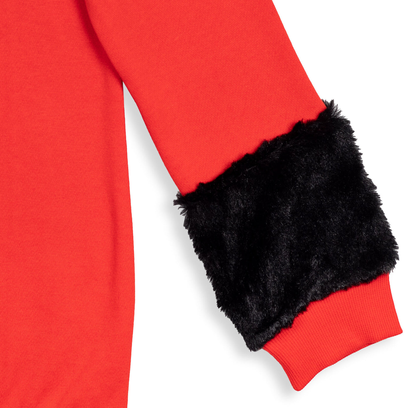 Miraculous Ladybug Fur Fleece Sweatshirt Leggings Outfit Set