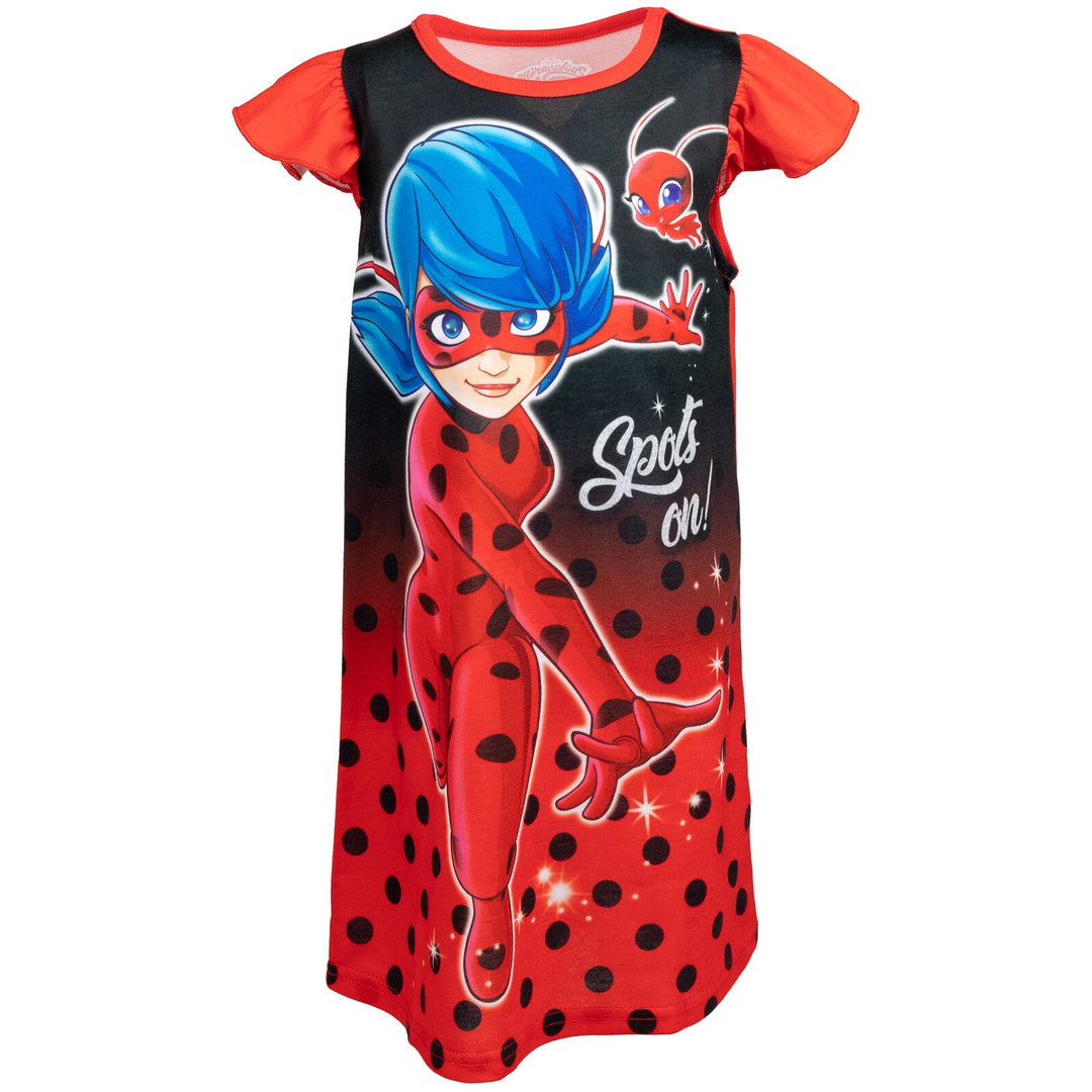 Miraculous Ladybug Girls Nightgown Pajamas - imagikids