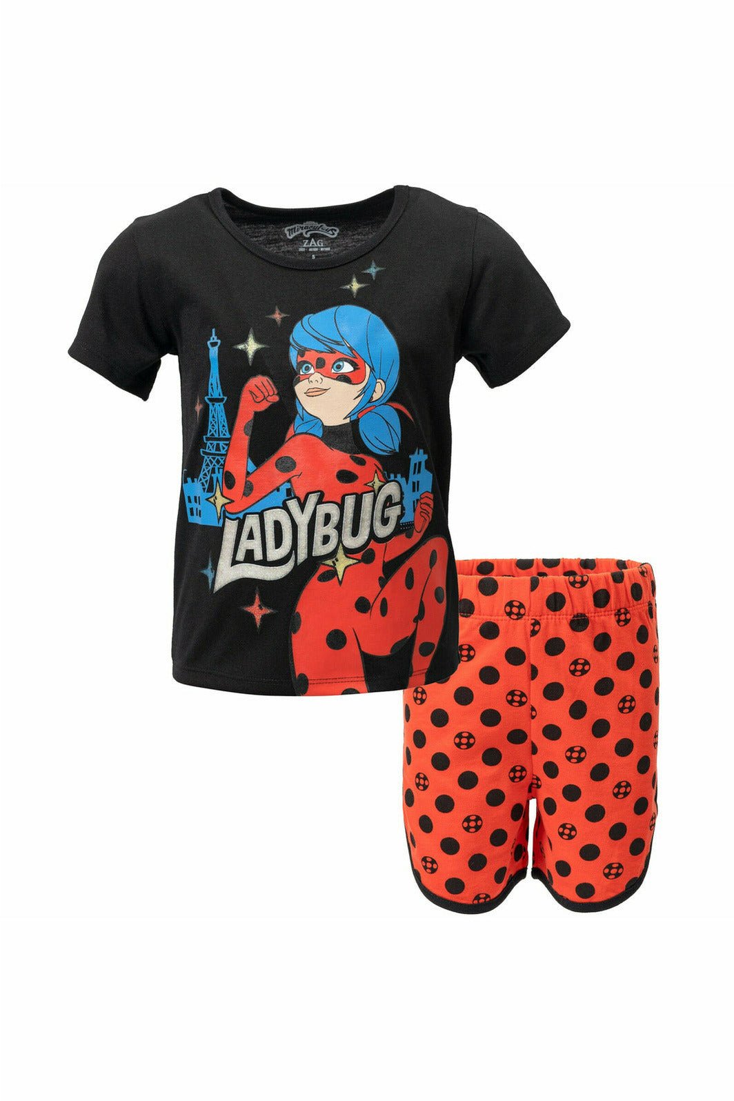 Miraculous Ladybug Graphic T - Shirt & Shorts - imagikids