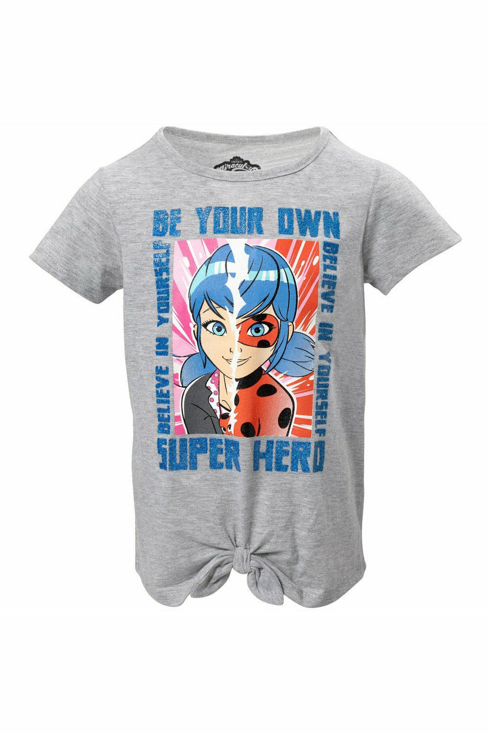 Miraculous Ladybug Knotted Graphic T - Shirt & Shorts - imagikids