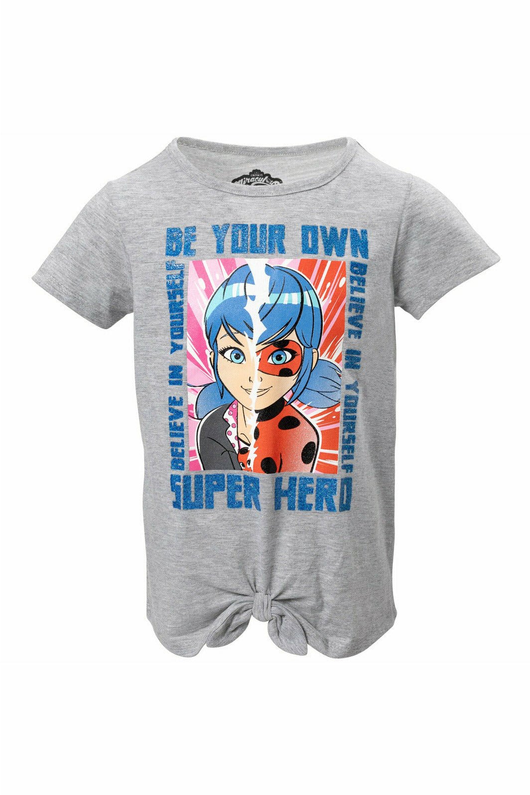 Miraculous Ladybug Knotted Graphic T - Shirt & Shorts - imagikids