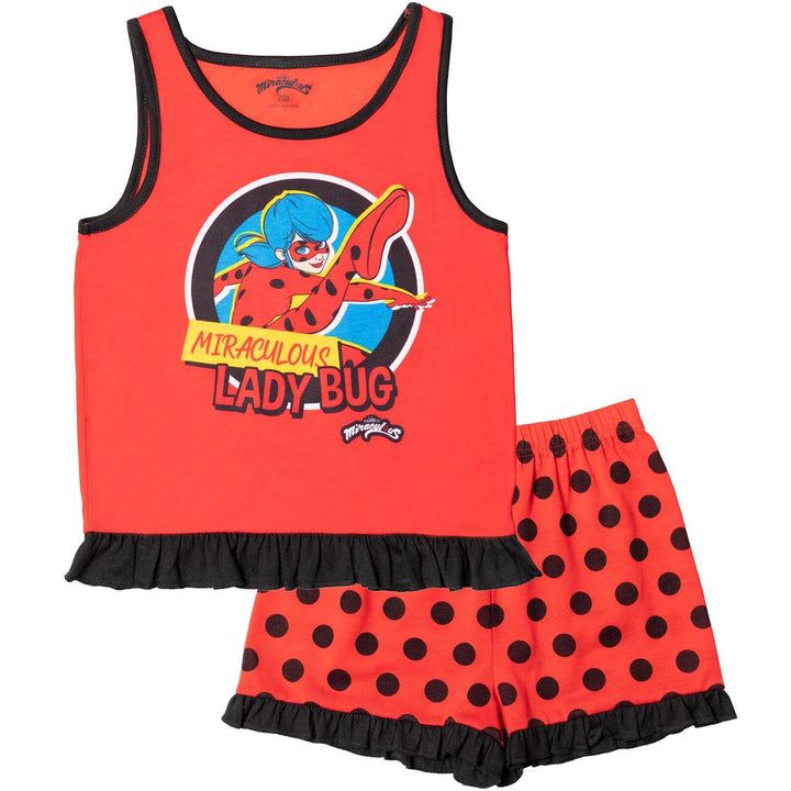 Miraculous Ladybug Pajama Shirt and Shorts - imagikids