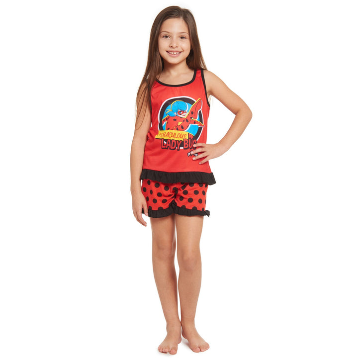 Miraculous Ladybug Pajama Shirt and Shorts - imagikids